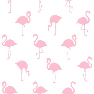 ESTA Home Lovett Flamingo Wallpaper - Pink