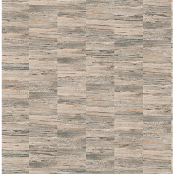 Fine Decor Hugo Faux Wood Wallpaper - Light Brown
