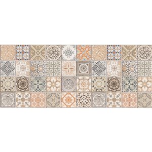 Crearreda Persian Tiles Vinyl Floor Runner - 19.7-in x 47.2-in