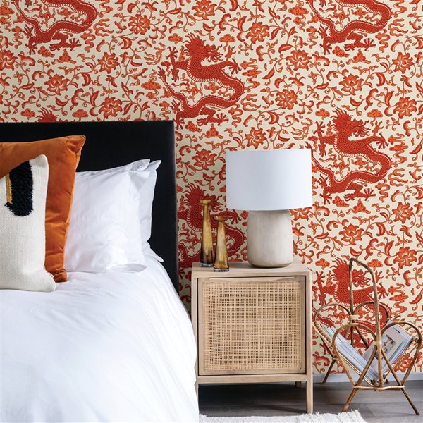 Scalamandre 3075sq ft White Vinyl Floral Selfadhesive Peel and Stick  Wallpaper in the Wallpaper department at Lowescom