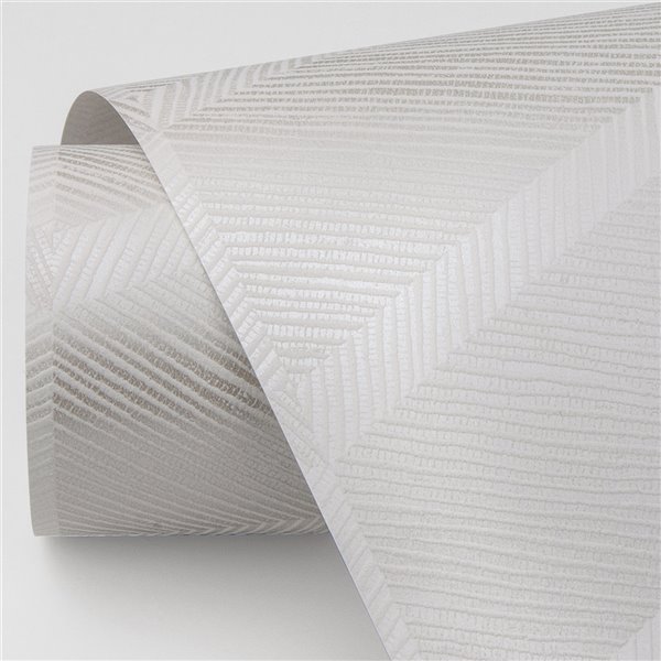 A-Street Prints Aspen Chevron Wallpaper - White