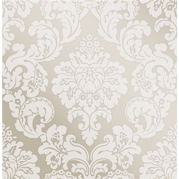 Advantage Margot Damask Wallpaper - Bronze