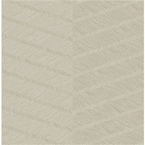 Papier peint Aspen Chevron de A-Street Prints, champagne
