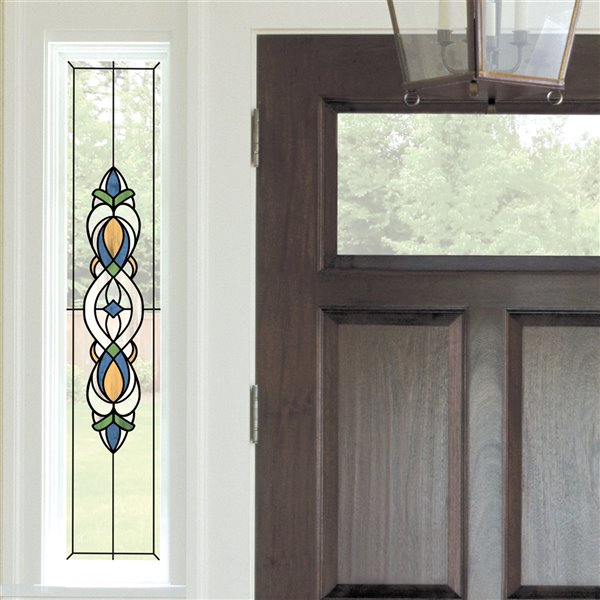 Blue Bristol Stained Glass Decal Set of 2