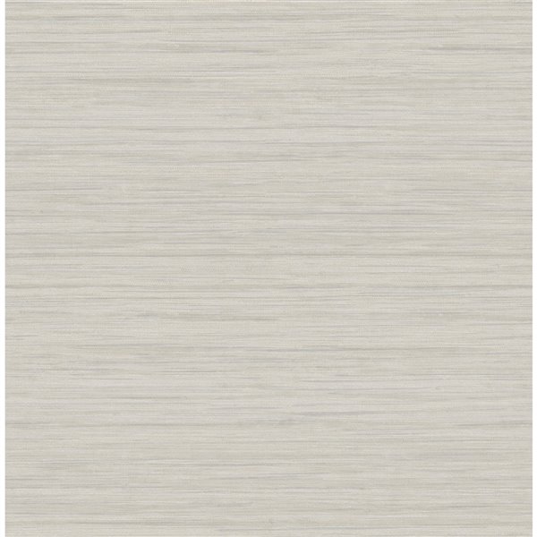 A-Street Prints Barnaby Faux Grasscloth Wallpaper - Light Grey