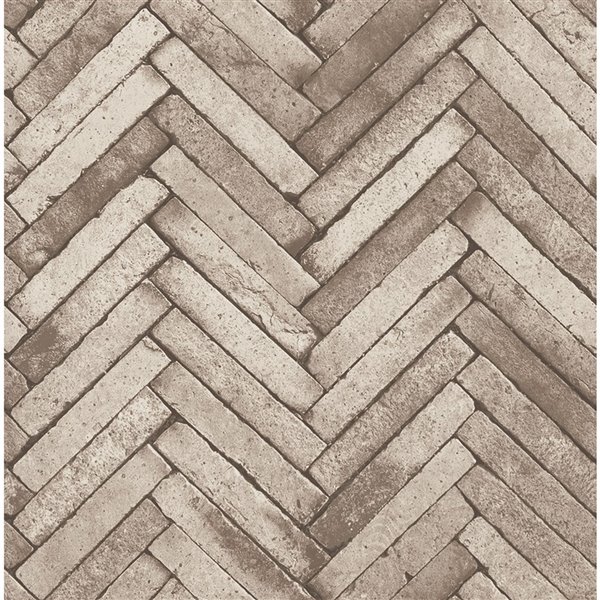 Fine Decor Ryon Diagonal Slate Wallpaper - Taupe