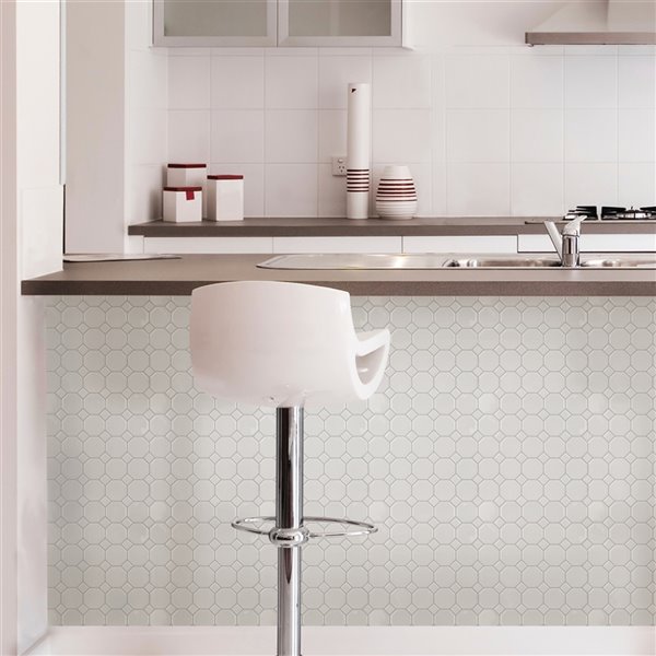 Octagon Peel & Stick Backsplash Tiles