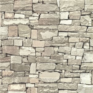 Advantage Tallulah Stone Wallpaper - Taupe