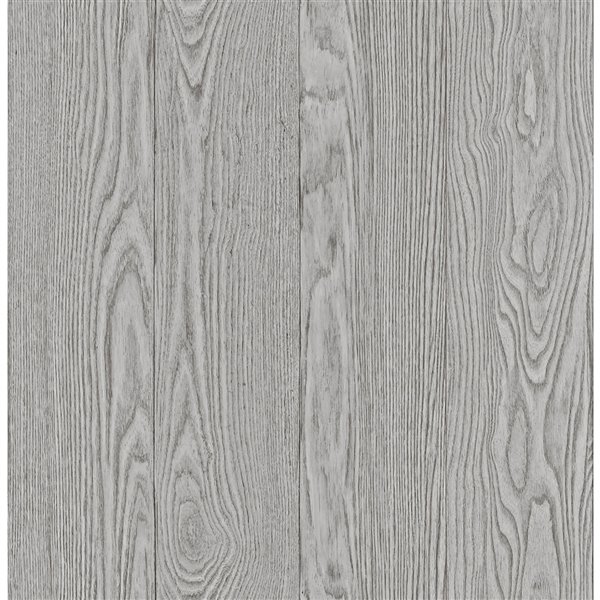 NuWallpaper Timber Peel and Stick Wallpaper - Grey