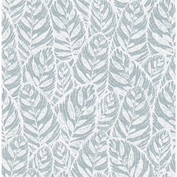 A-Street Prints Del Mar Botanical Wallpaper - Light Blue