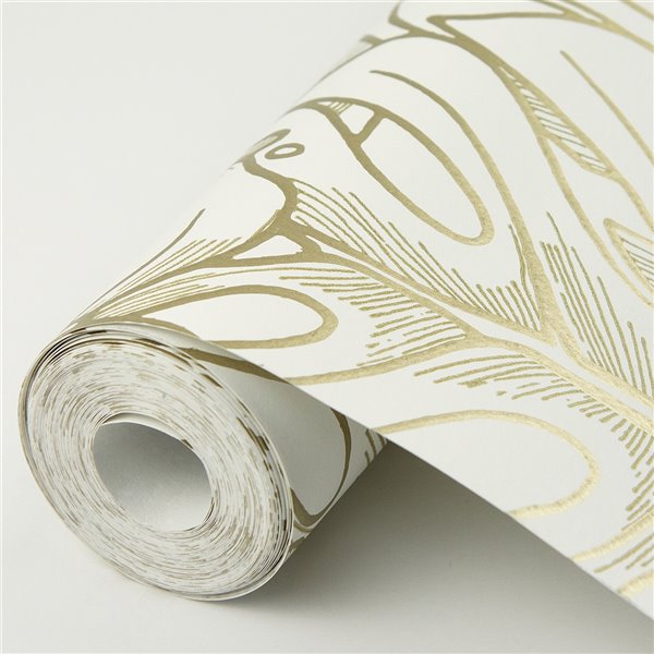 A-Street Prints Balboa Botanical Wallpaper - Gold