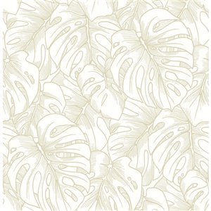 A-Street Prints Balboa Botanical Wallpaper - Gold