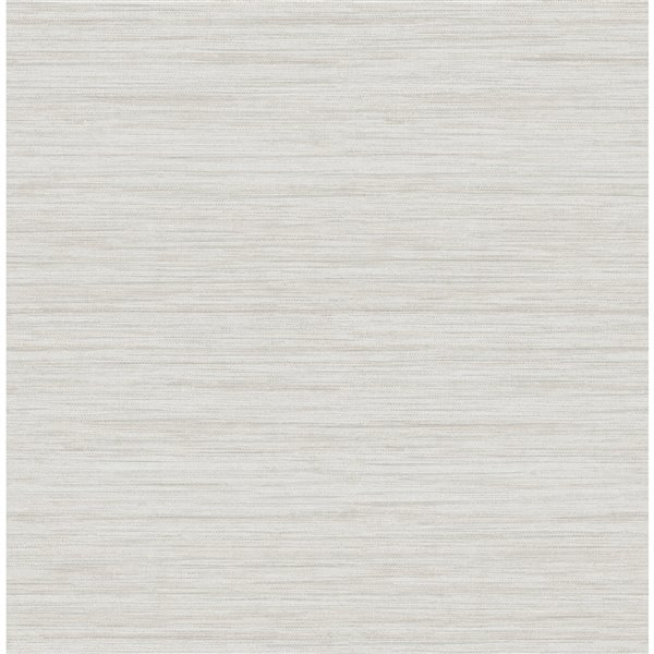 A-Street Prints Barnaby Faux Grasscloth Wallpaper - Off-White