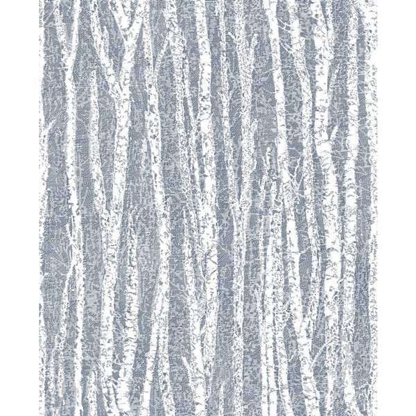 Papier peint Flay Birch Tree de Advantage, marine