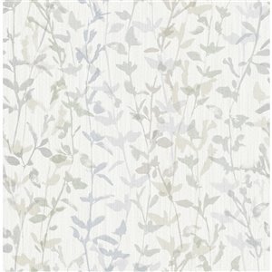 A-Street Prints Thea Floral Trail Wallpaper - Grey