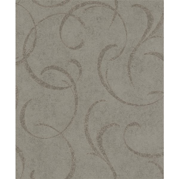 Advantage Lysander Scrolls Wallpaper - Taupe