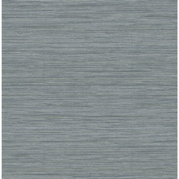 A-Street Prints Barnaby Faux Grasscloth Wallpaper - Slate