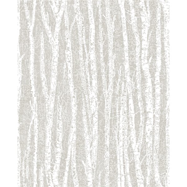 Advantage Flay Birch Tree Wallpaper - Taupe