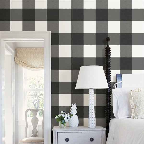 Hall  Perry Peel and Stick Removable Wallpaper in Beacon Plaid Pattern   Tan 1771 in x 198 in Roll Wallpaper  Amazon Canada
