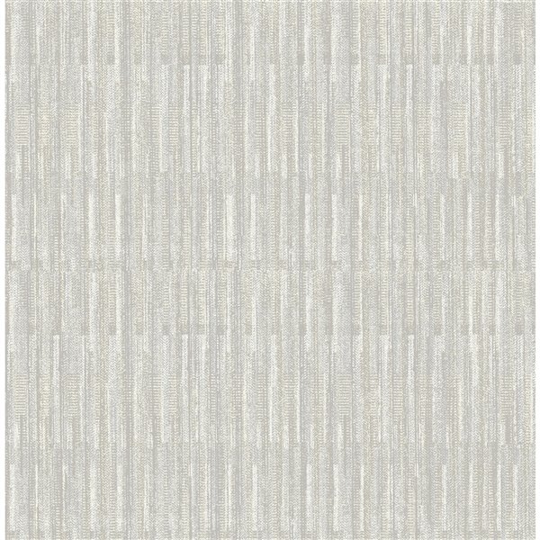 A-Street Prints Brixton Texture Wallpaper - Light Grey