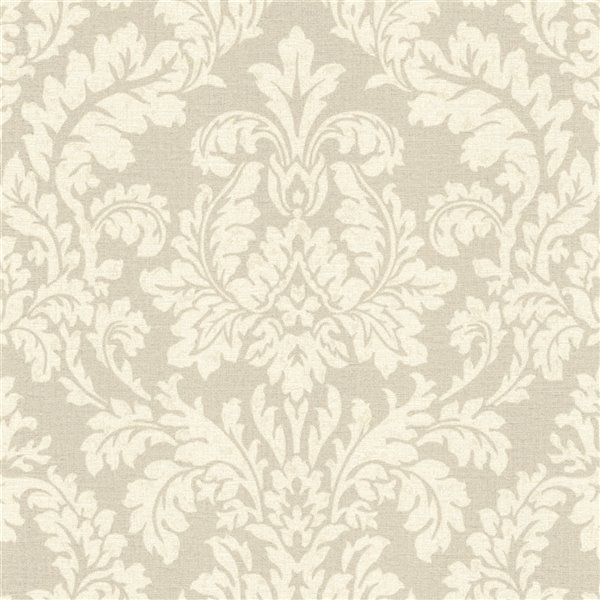 Advantage Honor Damask Wallpaper - Biege