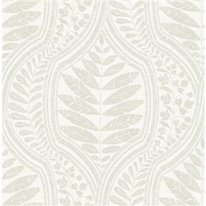 A-Street Prints Juno Ogee Wallpaper - Beige