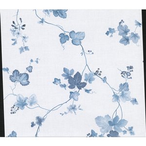 Advantage Symon Leaf Trail Wallpaper - Blue