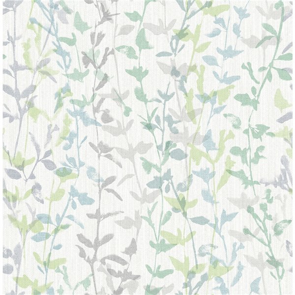 A-Street Prints Thea Floral Trail Wallpaper - Green