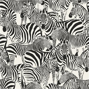 Papier peint Jemima Zebra de Origin, noir