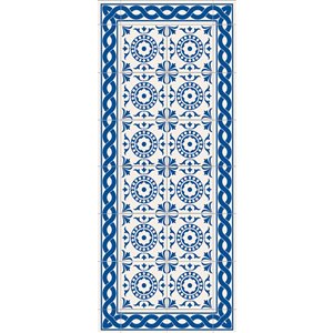 Crearreda Tile Carpet Vinyl Floor Runner - 19.7-in x 47.2-in