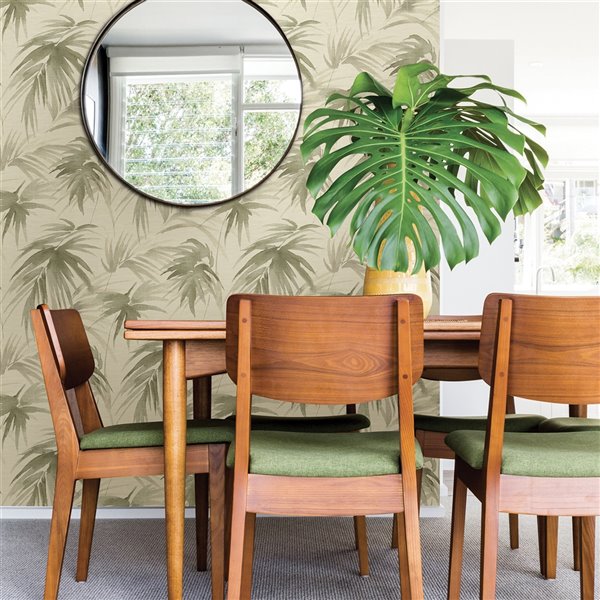 A-Street Prints Darlana Grasscloth Wallpaper - Sage
