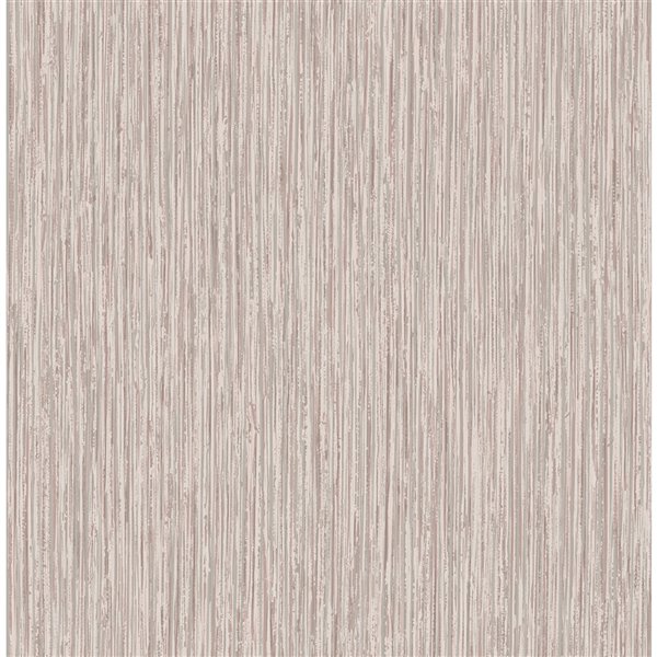 Fine Decor Kofi Light Faux Grasscloth Wallpaper - Pink