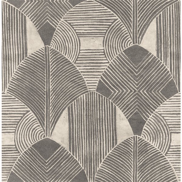 A-Street Prints Westport Geometric Wallpaper - Charcoal 2964-25928 | RONA