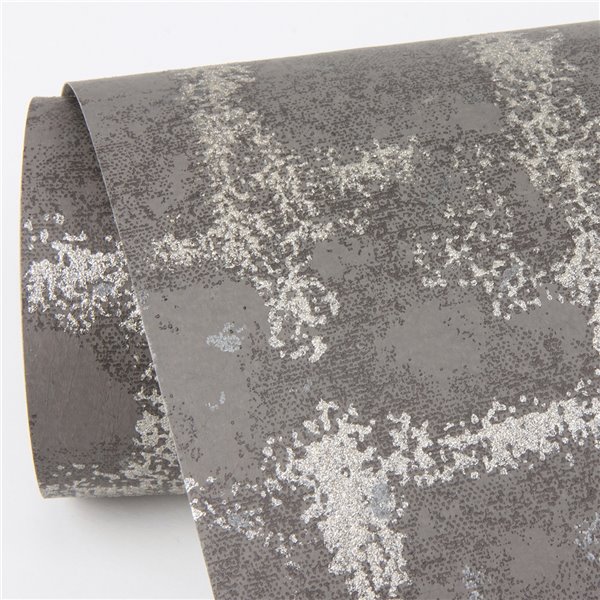 A-Street Prints Shea Distressed Geometric Wallpaper - Charcoal