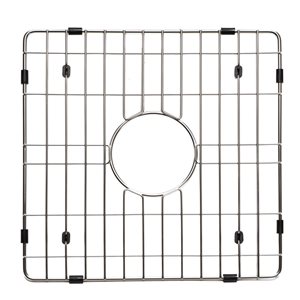 ALFI brand Square Stainless Steel Sink Grid - 14.4-in x 14.4-in