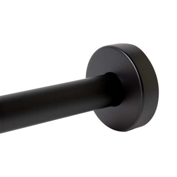 ALFI brand Round Wall Mounted Shower Arm - Black Matte