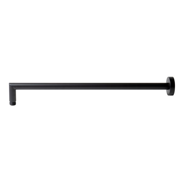 ALFI brand Round Wall Mounted Shower Arm - Black Matte