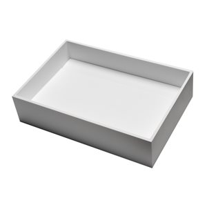 ALFI brand Solid Surface Rectangular Resin Sink - 20-in x 14-in - White Matte
