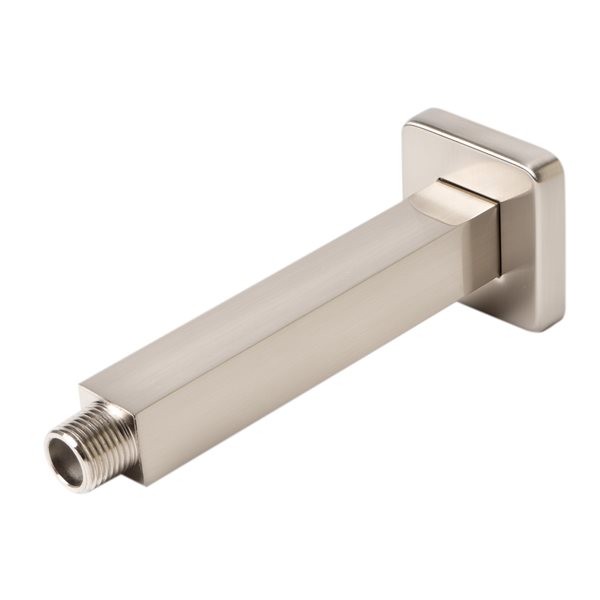 ALFI brand Brass Square Ceiling Shower Arm - Brushed Nickel