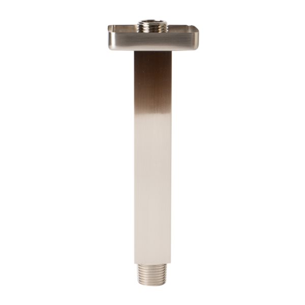 Image of Alfi Brand | Brass Square Ceiling Shower Arm - Brushed Nickel | Rona