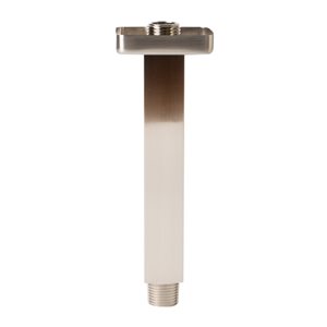 ALFI brand Brass Square Ceiling Shower Arm - Brushed Nickel