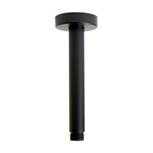 ALFI Brand Ceiling Round Wall Mounted Shower Arm - Black Matte