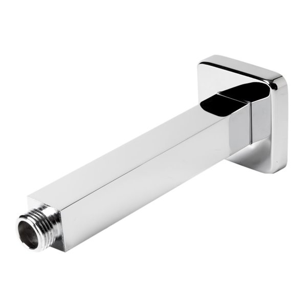 ALFI brand Brass Square Ceiling Shower Arm - Polished Chrome