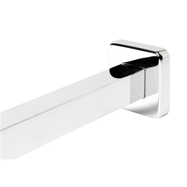 ALFI brand Square Wall Mounted Shower Arm - Brass - Polished Chrome