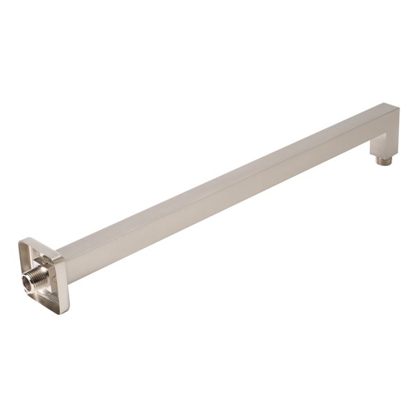 ALFI brand Square Wall Mounted Shower Arm - Brushed Nickel