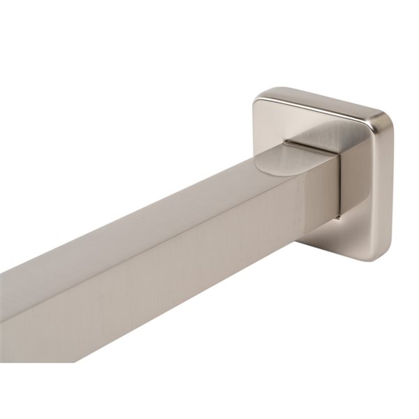 ALFI brand Square Wall Mounted Shower Arm - Brushed Nickel