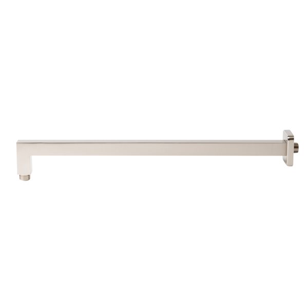 ALFI brand Square Wall Mounted Shower Arm - Brushed Nickel