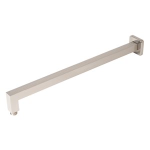 ALFI brand Square Wall Mounted Shower Arm - Brushed Nickel