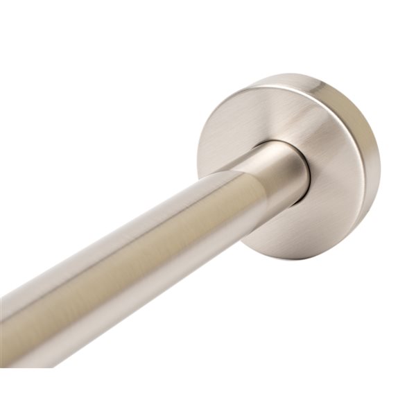 ALFI brand Round Wall Mounted Shower Arm - Brass - Brushed Nickel