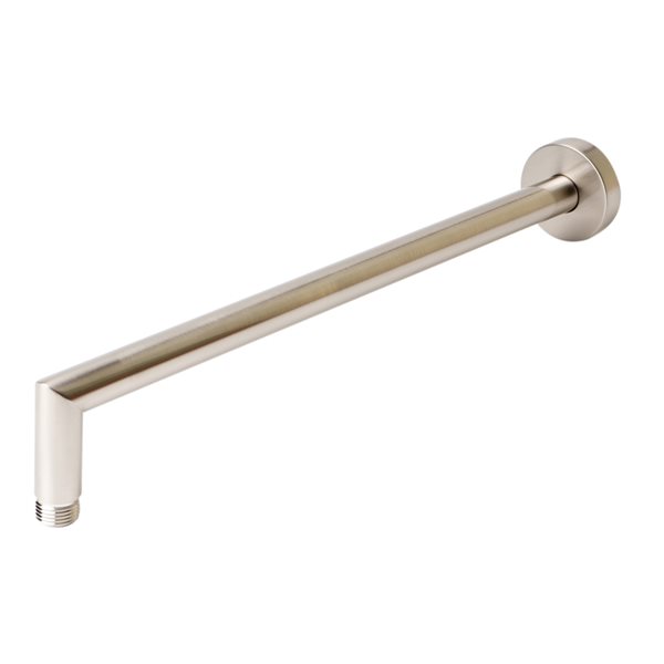 ALFI brand Round Wall Mounted Shower Arm - Brass - Brushed Nickel